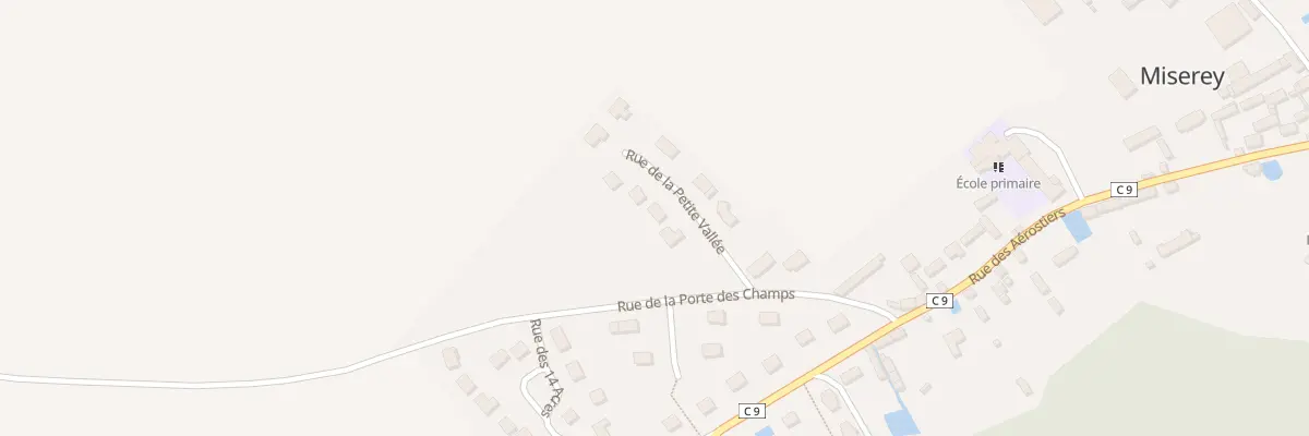 Plan du 4 La Petite Vallee à Miserey