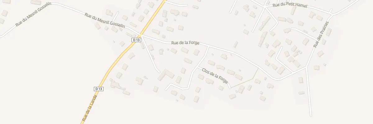 Plan du 18 Rue de la Forge à Mesnil-Raoul