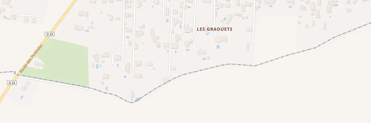 Plan du 318 Rte de l’Aussau à Lamasquère