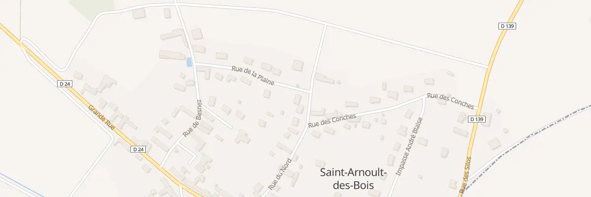 Plan du 12 Rue du Nord à Saint-Arnoult-des-Bois