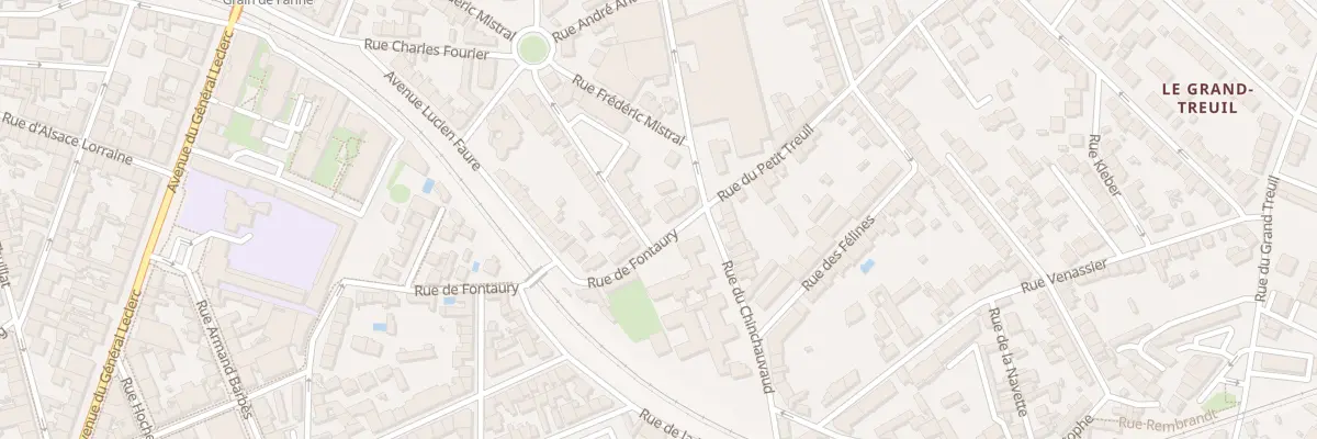 Plan du 49 Rue de Fontaury à Limoges