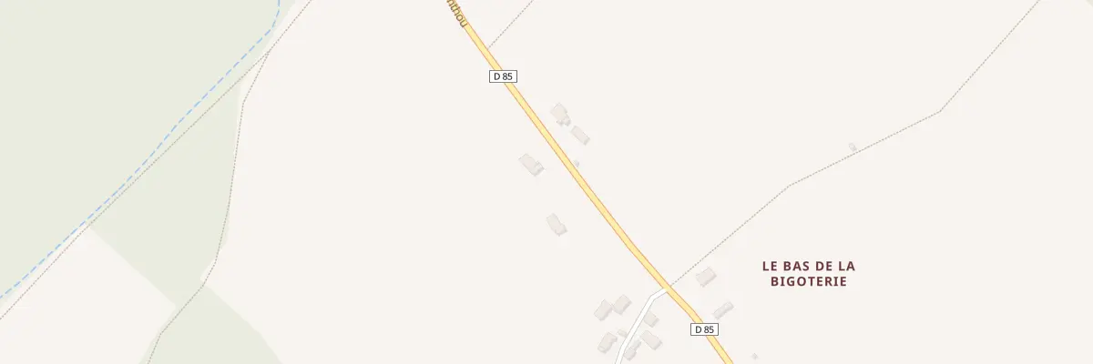 Plan du 184 Rte de Monthou à Pontlevoy