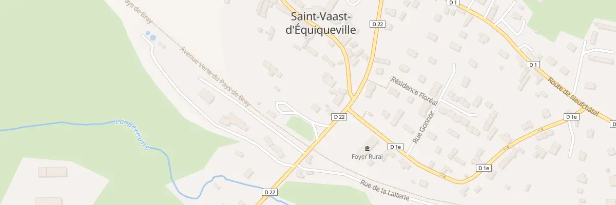 Plan du 236 Rue du Calvaire à Saint-Vaast-d’Équiqueville