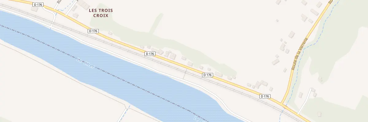 Plan du 48 Rte de Montrichard à Monthou-sur-Cher