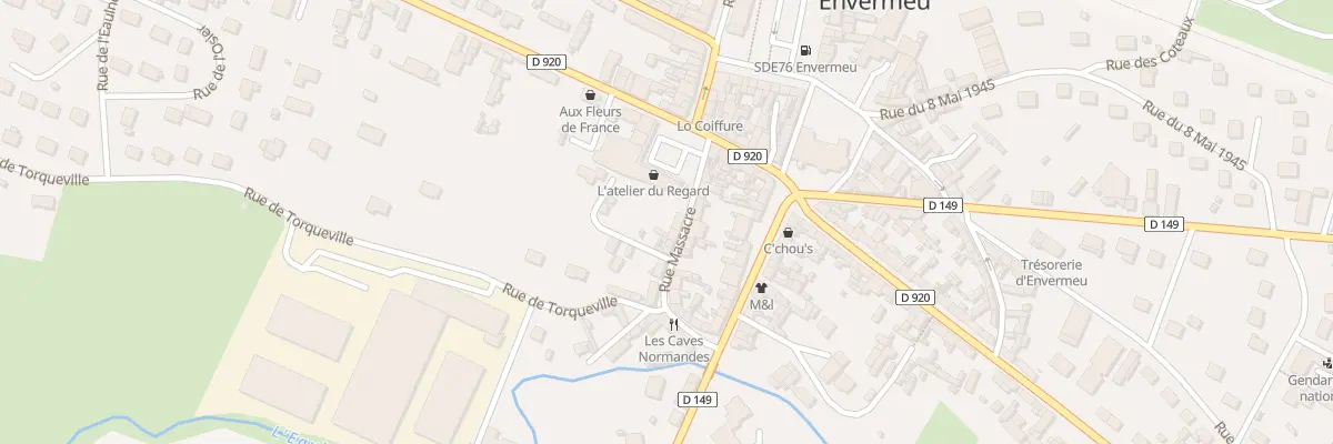 Plan du 2B Rue Massacre à Envermeu
