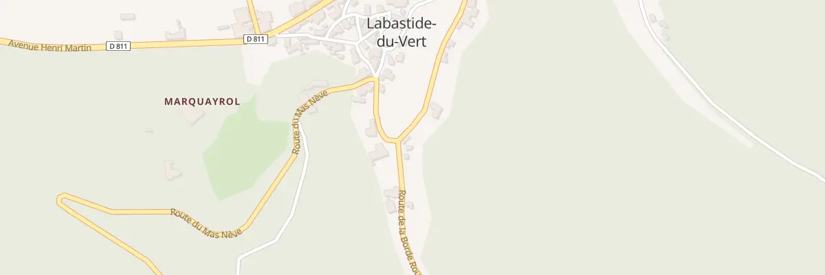 Plan du 5060 Au Bourg à Labastide-du-Vert