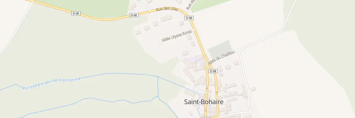 Plan du 1 Rue des Lilas à Saint-Bohaire