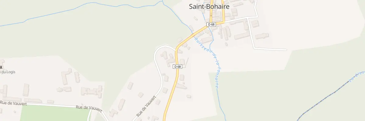 Plan du 6 Rue de la Bourgogne à Saint-Bohaire