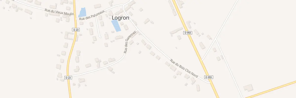 Plan du 7 Rue du Bois Clos Nord à Logron