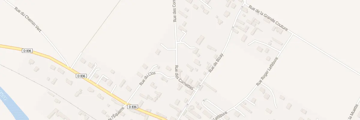 Plan du 5 Rue des Cornettes à Clef Vallée d’Eure