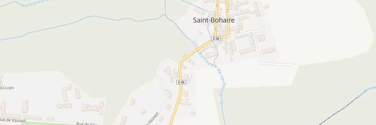 Plan du 2 Rue du Lavoir à Saint-Bohaire