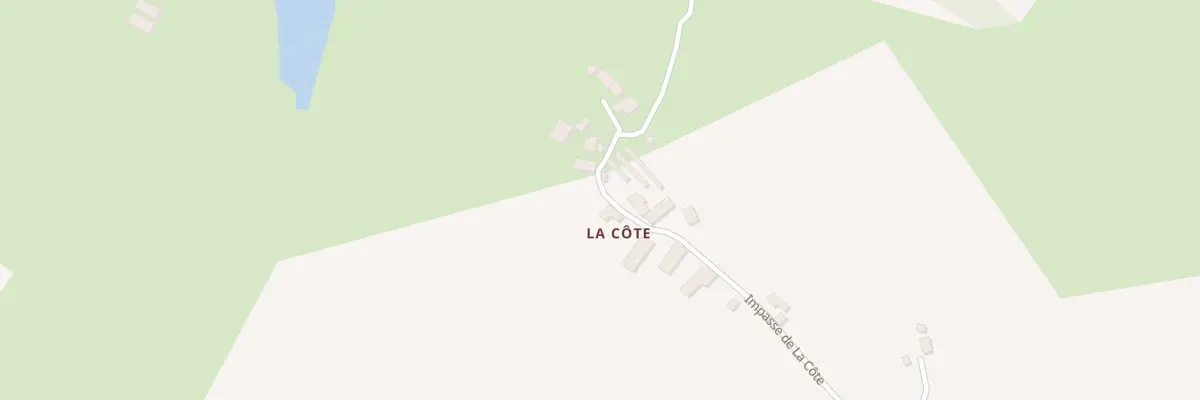 Plan de La Cote à Saint-Mesmin