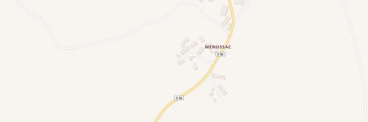 Plan du 10 Menussac à Jouac