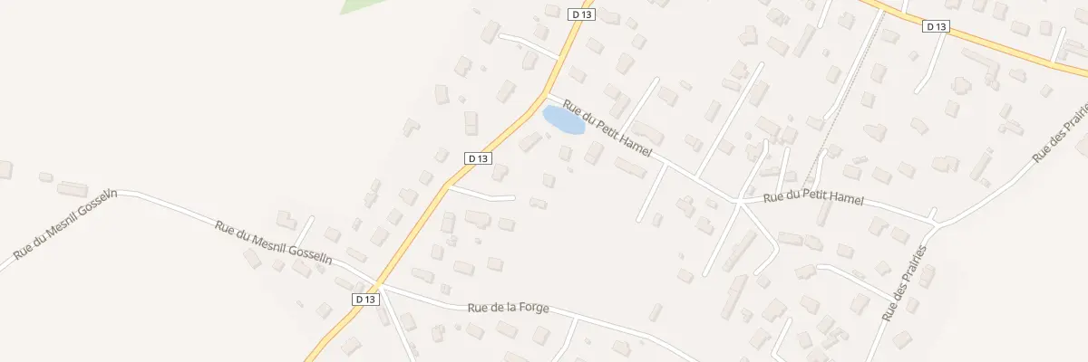 Plan du 235 Rue de la Lande à Mesnil-Raoul