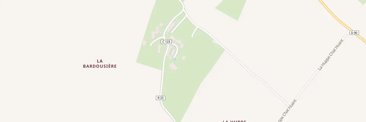 Plan du 7 La Bardousiere à Villedômain