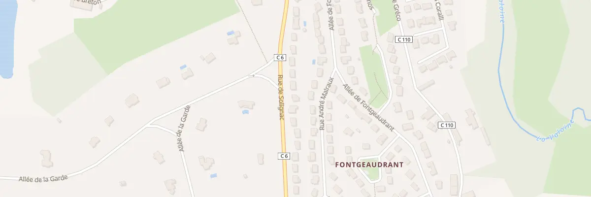 Plan du 175 Rue de Solignac à Limoges