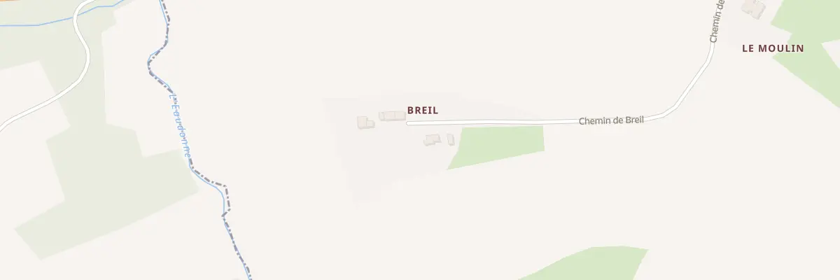 Plan du 675 Che de Breil à Lacaugne