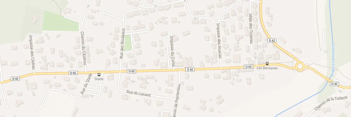 Plan du 36 Av de Gascogne à La Salvetat-Saint-Gilles
