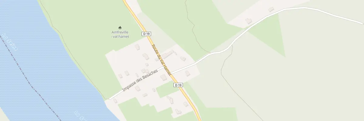 Plan du 1 Che des Coteaux à Amfreville-sous-les-Monts