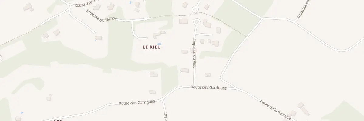 Plan du 442 Riaud à Saint-Geniès