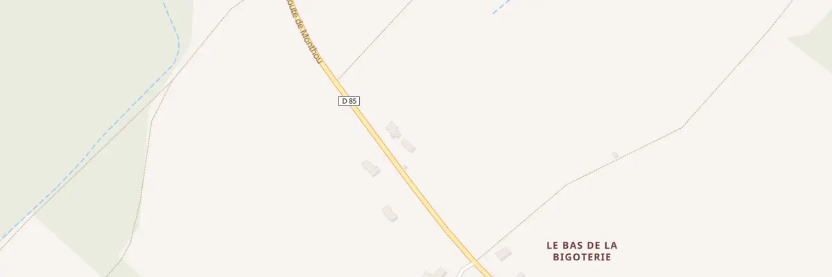 Plan du 185 Rte de Monthou à Pontlevoy