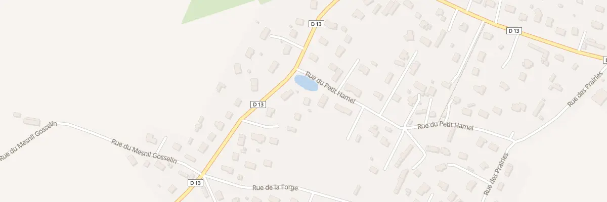 Plan du 503 Rue du Petit Hamel à Mesnil-Raoul