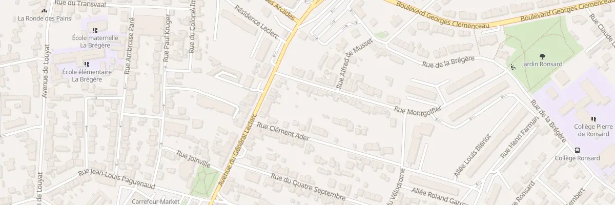 Plan du 12 Rue Montgolfier à Limoges