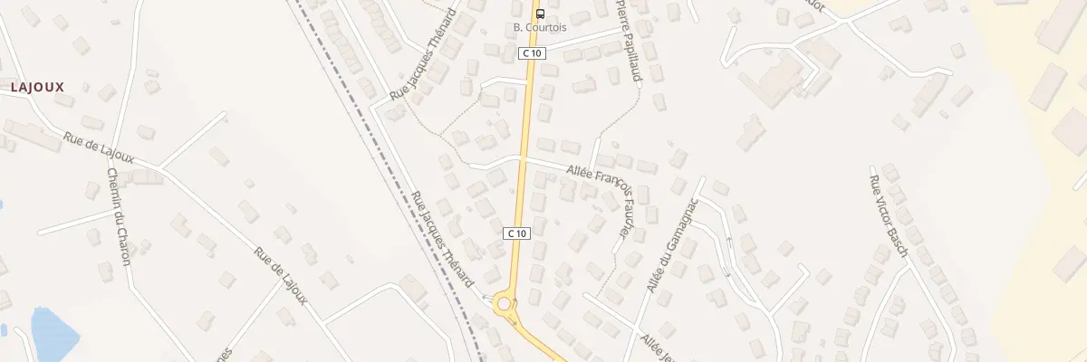 Plan du 74 Rue Henri Giffard à Limoges