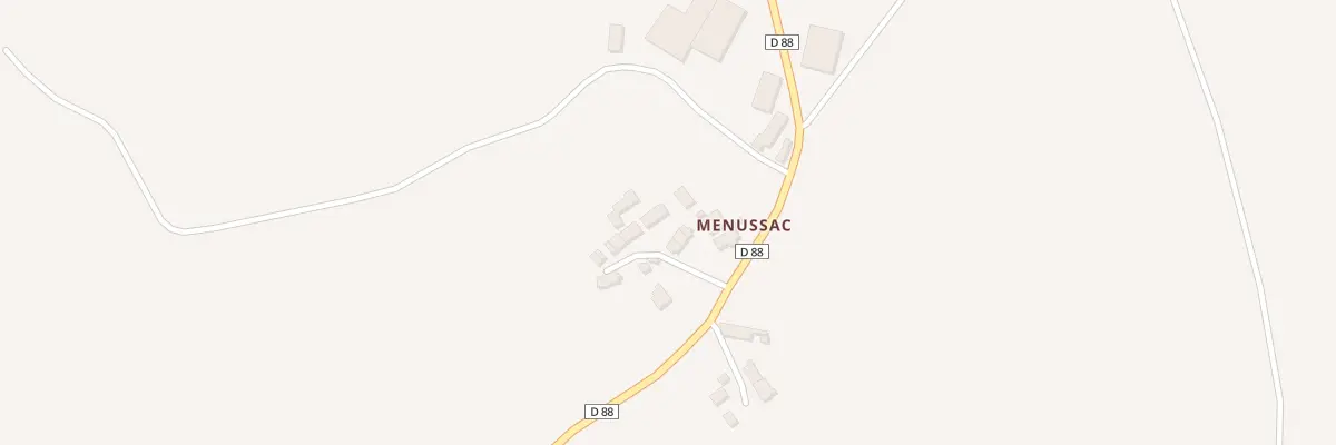 Plan du 7 Menussac à Jouac