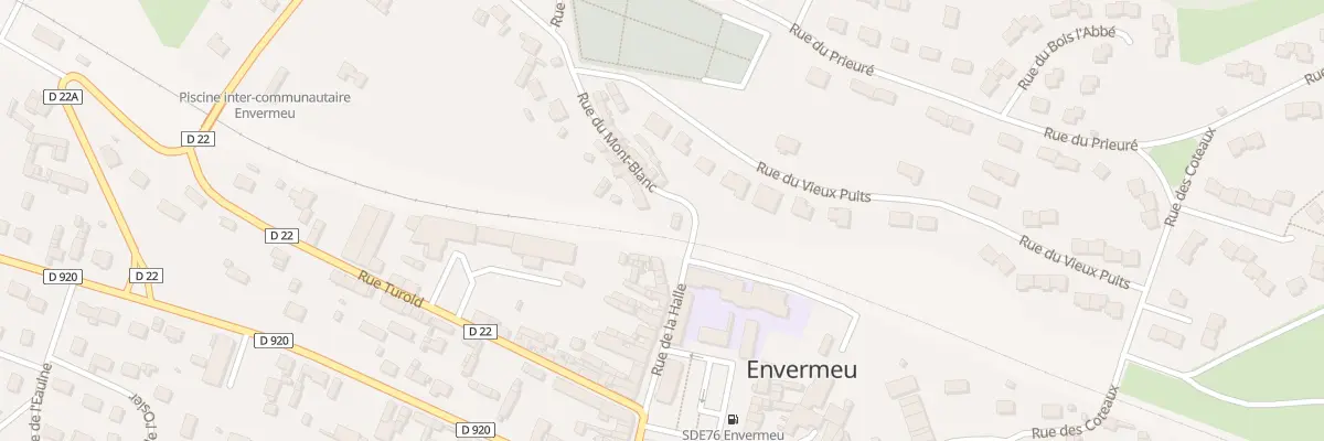 Plan du 30 Rue du Mont Blanc à Envermeu