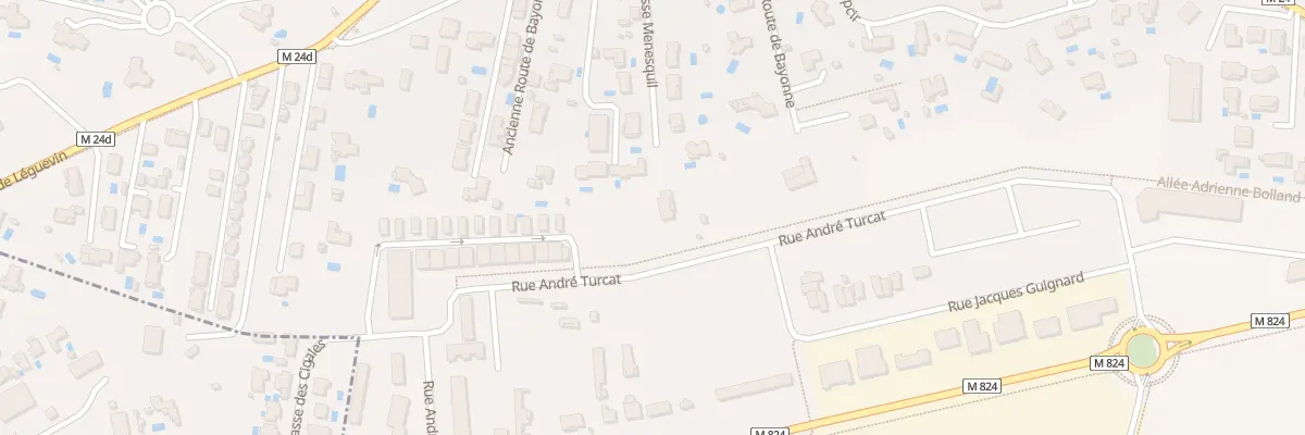 Plan du 16 Rue André Turcat à Pibrac