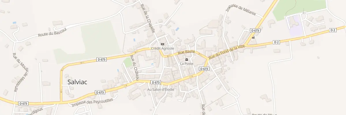 Plan du 9 Rue de la Barbacane à Salviac