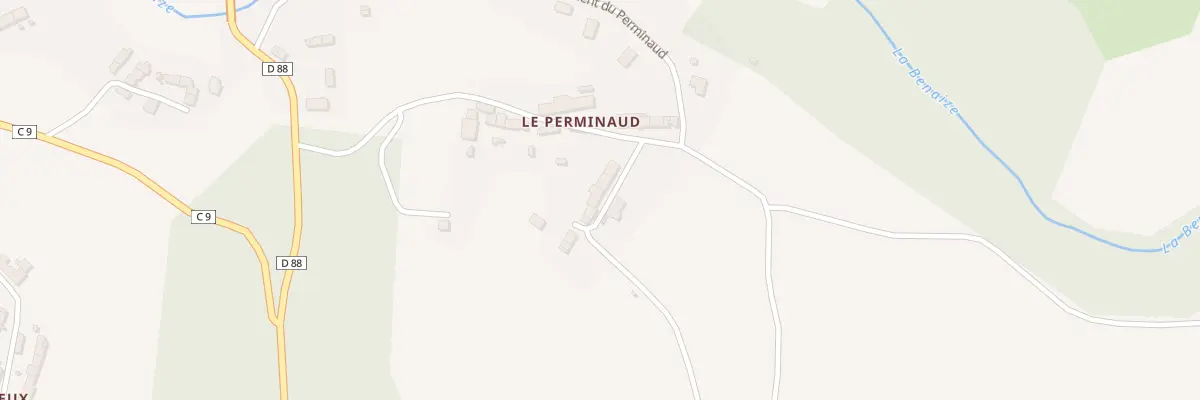 Plan du 10 Le Perminaud à Jouac