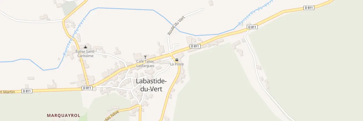 Plan du 5056 Au Bourg à Labastide-du-Vert