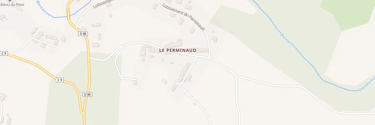 Plan du 8 Le Perminaud à Jouac
