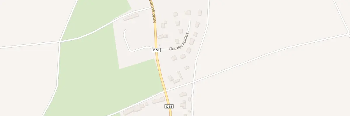 Plan du 1 Clos des Poiriers à Bois-l’Évêque