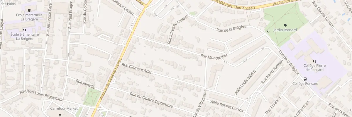 Plan du 26 Rue Montgolfier à Limoges