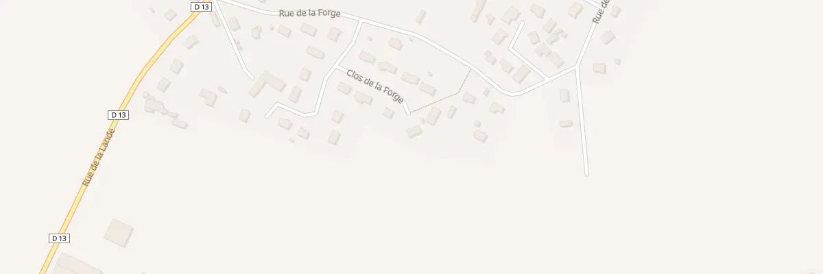 Plan du 6 Clos de la Forge à Mesnil-Raoul