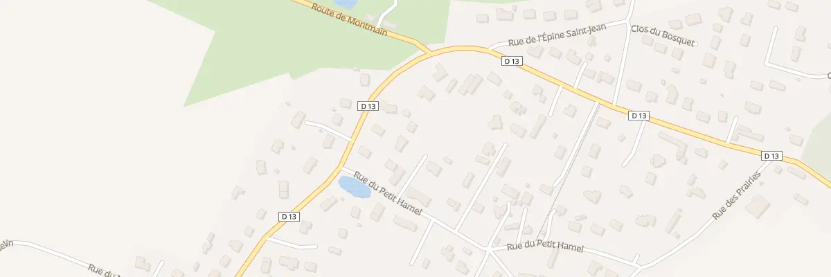 Plan du 534 Rue du Petit Hamel à Mesnil-Raoul