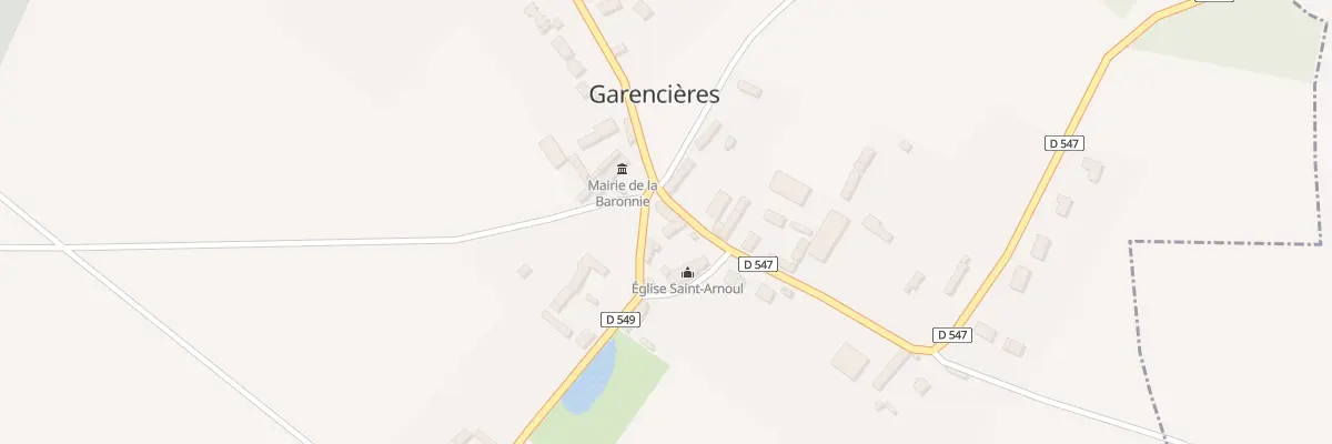 Plan du 2 Rte de St Andre à La Baronnie