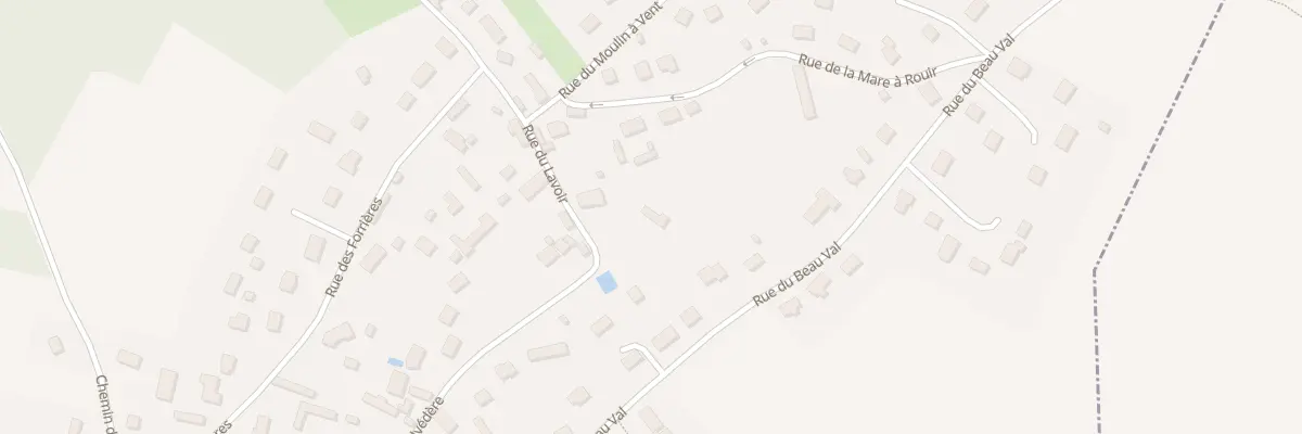 Plan du 2 Rue du Lavoir à Fontaine-Bellenger