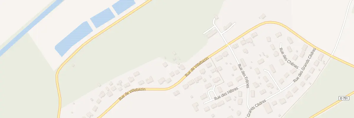 Plan du 44 Rue de Villebazin à Candé-sur-Beuvron