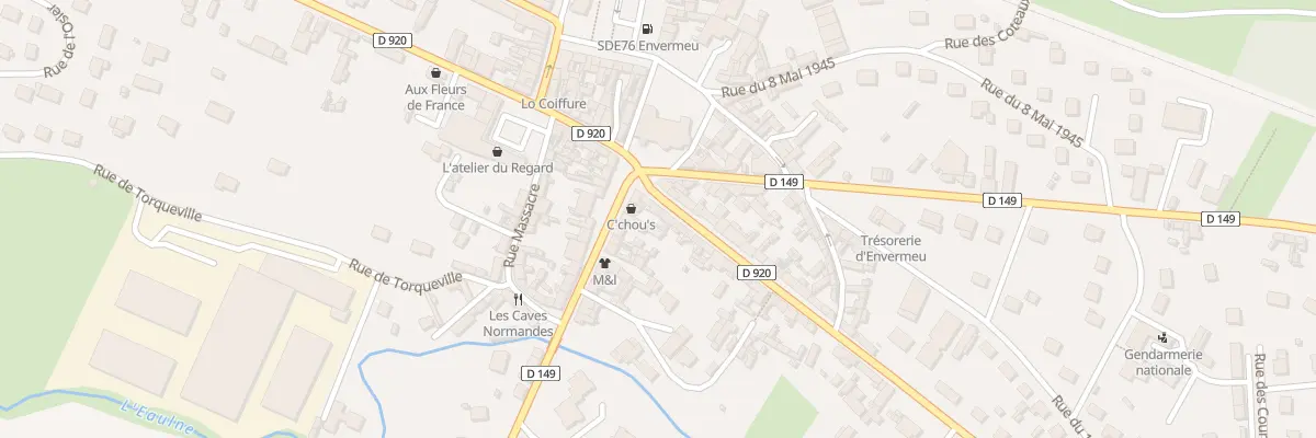 Plan du 5154 Rue Général de Gaulle à Envermeu