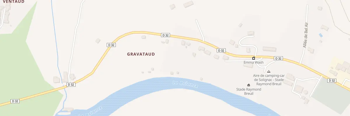 Plan du 5195 Gravataud à Solignac