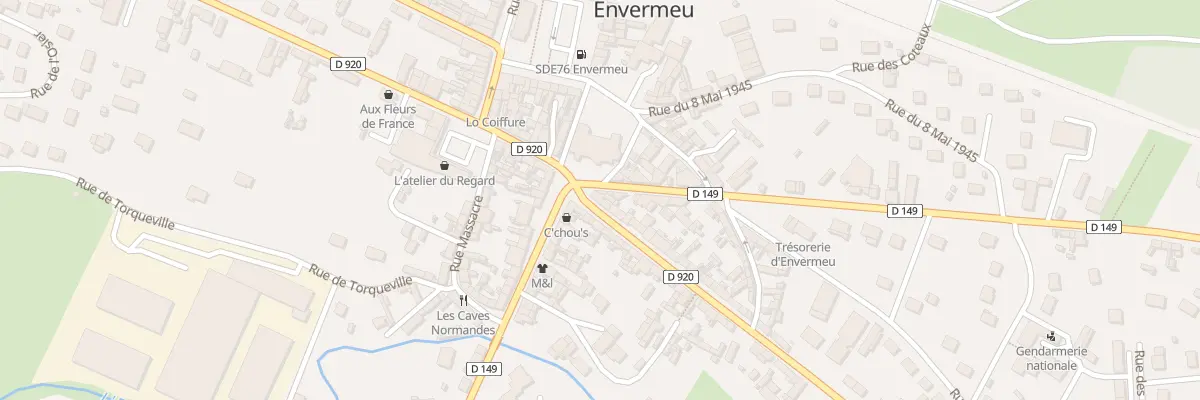 Plan du 5097 Rue Général de Gaulle à Envermeu