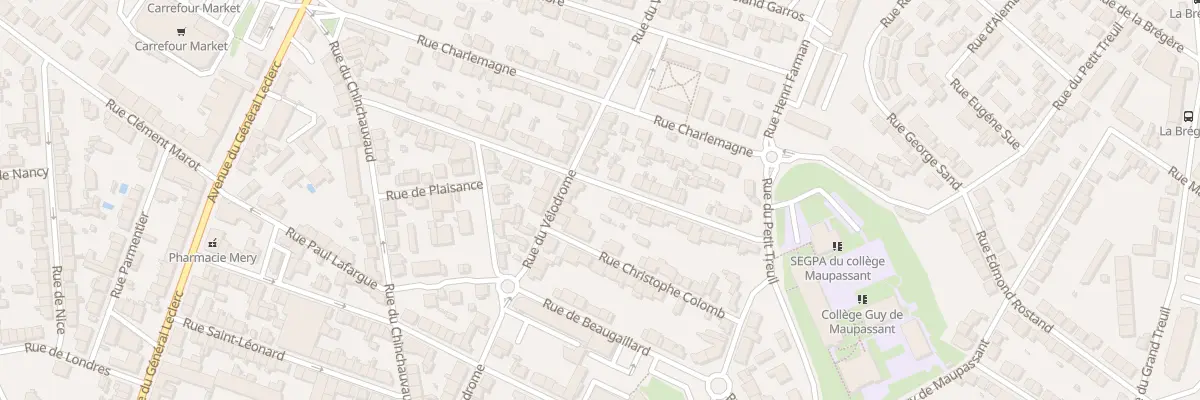 Plan du 27 Rue La Fayette à Limoges
