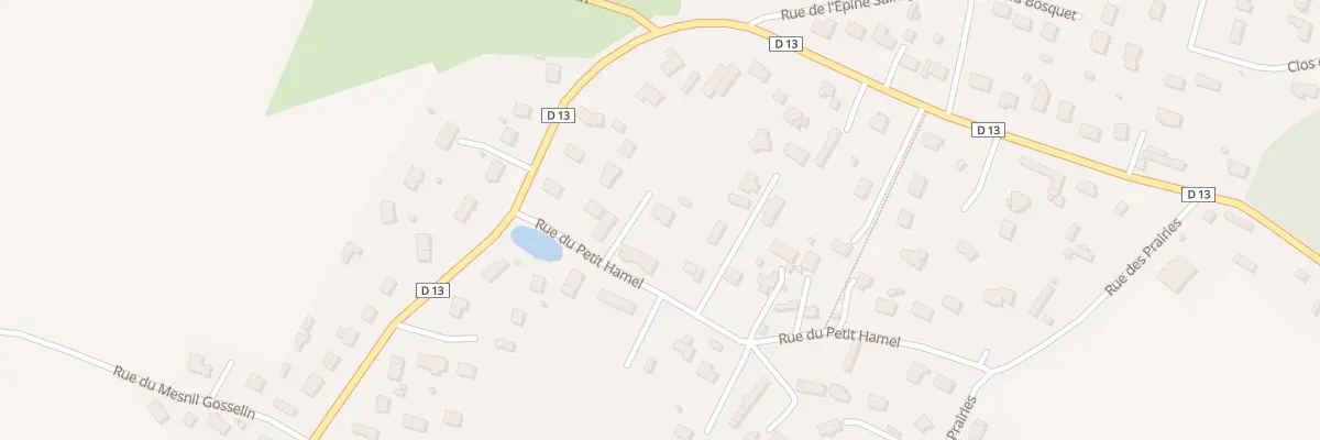 Plan du 486 Rue du Petit Hamel à Mesnil-Raoul