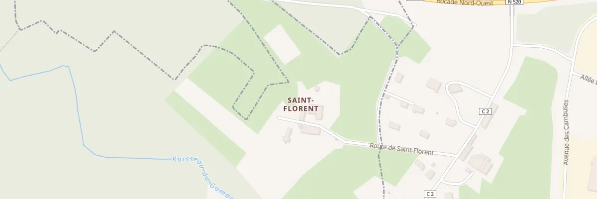 Plan du 2 Saint Florent à Chaptelat