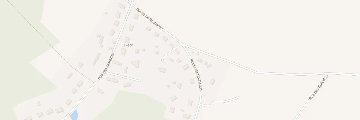 Plan du 10 Rue de Rochefort à Cierrey