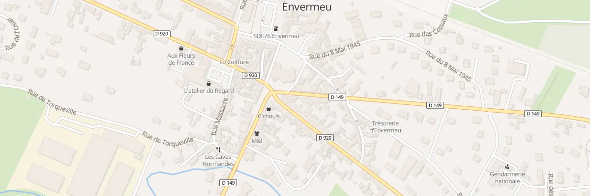 Plan du 16 Rue Abbé Cochet à Envermeu